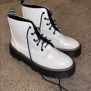 White boots
